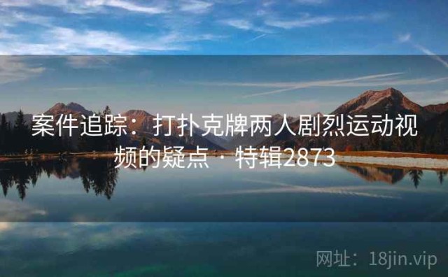案件追踪：打扑克牌两人剧烈运动视频的疑点 · 特辑2873